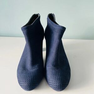 Camper Navy Heeled Boots